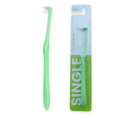 Healthy Smile Tuft mono-bundle conical toothbrush, Light Green